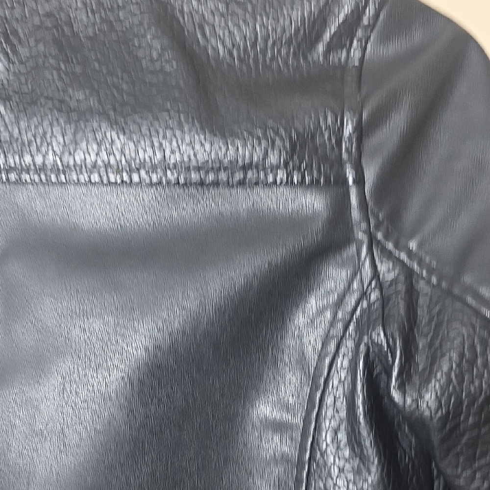 Art Class Girls Black Faux Leather Moto Jacket - Picture 8 of 8